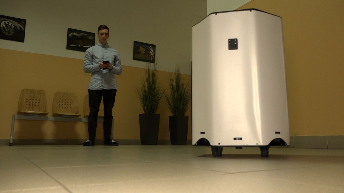 Český středoškolák vyrobil robota pomocníka. Usnadní život vozíčkářům